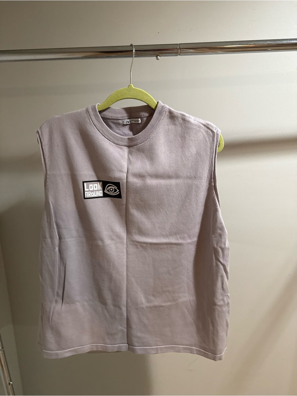 Look Around Sleeveless Top in Light Lavender